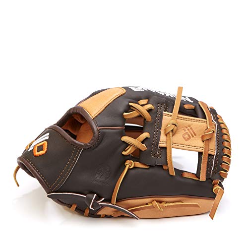 Nokona S-200I Handcrafted Alpha Baseball Glove - I-Web for Infield and Outfield Positions, Youth Age 14 and Under 11.25 Inch Mitt, Made in The USA