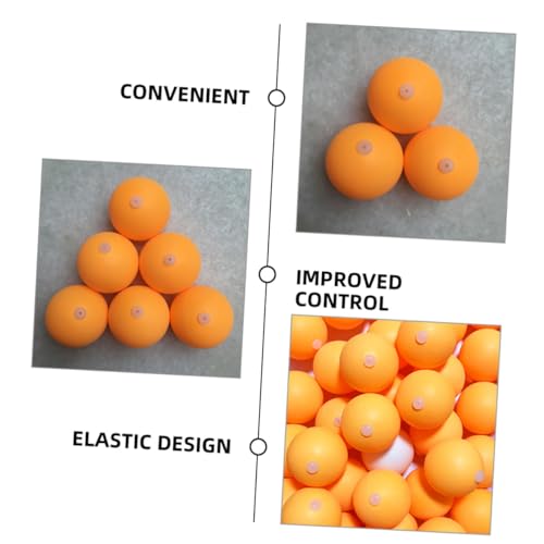 WOONEKY 60pcs Practice for Table Tennis Training Material Perforations for Enhanced for Parties and Skill Development