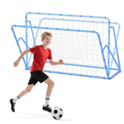4 x 4 ft Adjustable Multi-Sport Rebounder Net for Soccer, Baseball, and Softball, Training Net for Passing, Throwing, and Ball Control, Portable for Backyard or Field Use