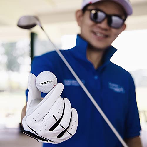 Bastex 100 Hit-Away Used Golf Balls Bulk - Recycled Golf Balls for Men - Practice & Range Golf Balls - Mix in Mesh Shag Bag