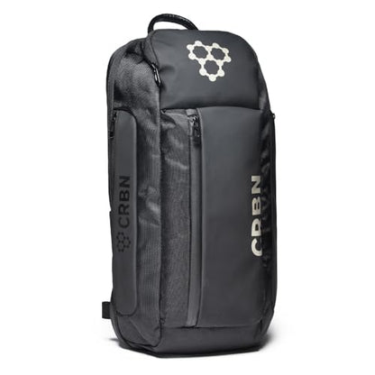 CRBN Pickleball Sling Bag - Pro Team Pickleball Bag - Water-Resistant Pickleball Paddle Bag Holds 3 Paddles, Balls & More - color: Black