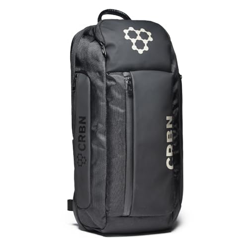 CRBN Pickleball Sling Bag - Pro Team Pickleball Bag - Water-Resistant Pickleball Paddle Bag Holds 3 Paddles, Balls & More - color: Black