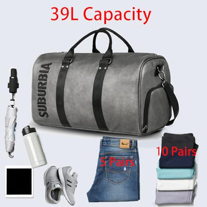 Pickleball Bag for Women Men Large Tennis Backpack for Pickleball, Tennis, Racketball, and Travel Sling Bag with Shoe Compartment and Fence Hook External Ball B-ag and Adjustable Shoulder Strap - color: Grey