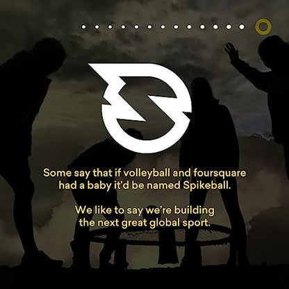 Spikeball The Original Kit 1-Ball Game Set - Outdoor, Yard & Camping Games - Includes Ball, Net, Drawstring Bag & Rulebook Set
