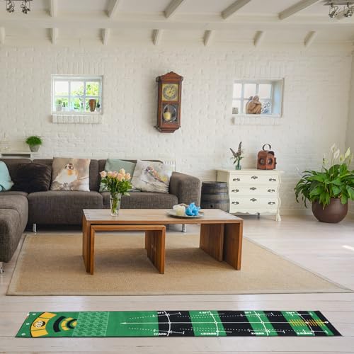 VALICLUD Golf Putting Mat Indoor Practice Blanket with Artificial Turf Surface, Putter Training Tool for Office and Home Use, Non-Slip Green Carpet for Golfers and Beginners