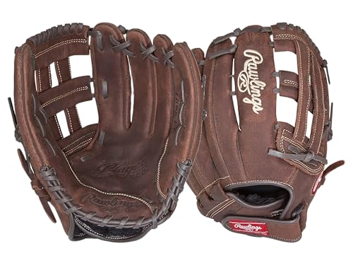 Rawlings | Player Preferred Adult Ball Glove | Baseball/Slowpitch Softball | Multiple Styles - color: Pro H-Web | Brown, size: 13" | Outfield