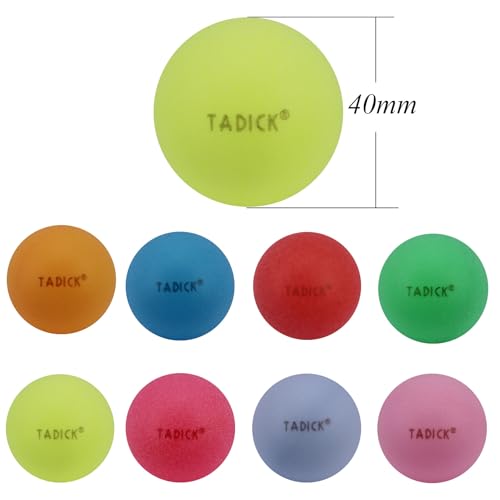 50 Pack Ping Pong Balls Assorted Color Washable Plastic Table Tennis Ball
