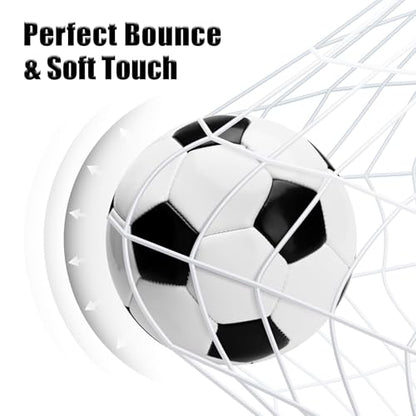 Soccer Ball Size 5 Size 4 Size 3 Size 2 with Pump Deflated - Single, 2 or 3 Pack Official Size Indoor Outdoor Training - Gift for Toddler Kids Youth Teens Adult 1-3 5-8 8-12 12+ Years Old Boys Girls