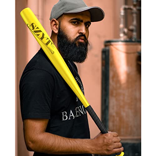 32 inch Baseball Bat Softball Bat T-Ball Bat Home Defense Self-Defense Aluminum Alloy Lightweight High Gloss - color: High Gloss Lemon Yellow, style: 29 inch