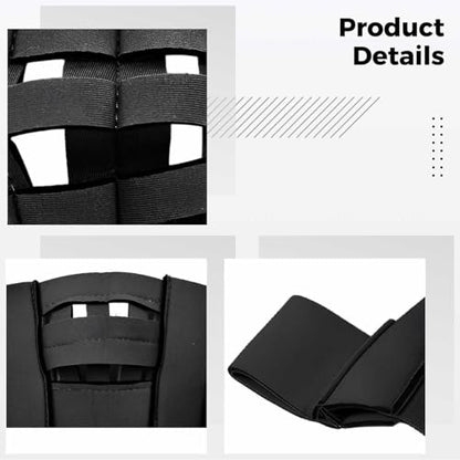 Black 6.6 in Baseball Training Glove, Mini Neoprene Softball Training Aid, Improves Fielding & Hand-Eye Coordination