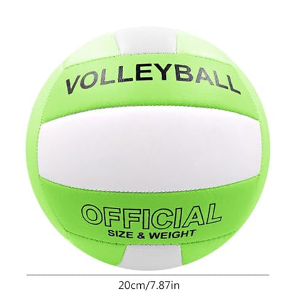Volleyball Official Size 5 Waterproof Soft Sand Volleyball Beach Game Practice Volleyball Sports PU