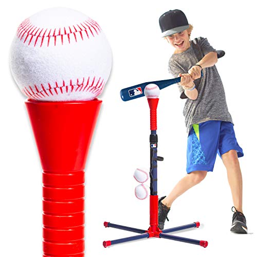 Franklin Sports Grow-with-Me Kids Baseball Batting Tee + Stand Set for Youth + Toddlers - Youth Baseball, Softball + Teeball Hitting Tee Set for Boys + Girls - style: Grow With Me Tee - Replacement Baseballs