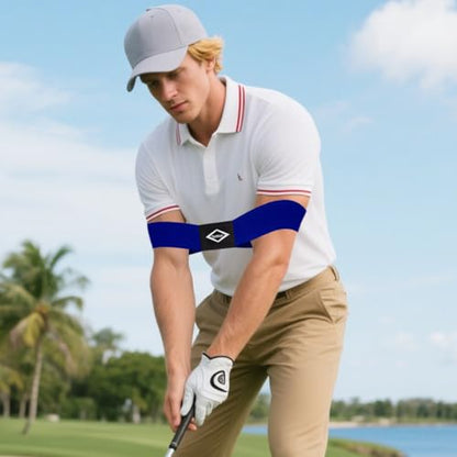 Scott Edward Pro Golf Swing Training Aid,Swing Correcting Arm Band Correct Training Swing Gesture Alignment Practice Tool for Golf Beginners,Man,Boy,Male