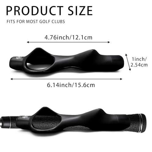 Golf Grip Trainer 2 Pack with Swing Correcting Arm Band, Golf Training Aid, Golf Grip Kit,Grip Trainer Golf Club to Help Train Correct Hand Position