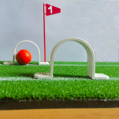 Golf Putting Gates Indoor Alignment Practice Golf Training Accessories 2Pieces One Pack