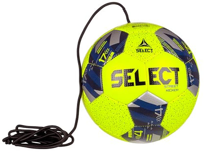 Select Street Kicker Skills Trainer Soccer Ball, Yellow/Blue, Size 4