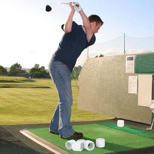 Practice Golf Balls (Pack of 15) - Lightweight Limited Flight Golf Training Balls for Full Swing & Backyard Practice, Perfect Training Aid for Golfers and Beginners, Indoor/Outdoor Use