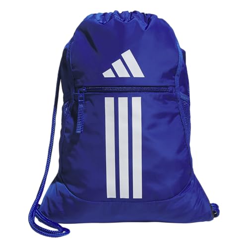 adidas Alliance Sackpack – Drawstring Backpack for Sports, Small Gym Bag - color: Team Royal Blue/3