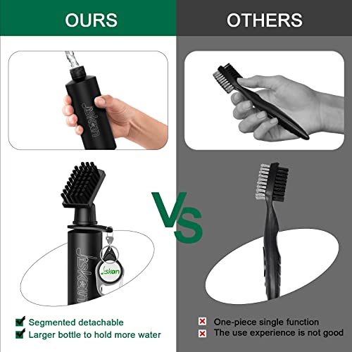 Jiskan Pro Golf Club Cleaner Includes Water Golf Club Brush Golf Towel Golf Accessories for Bag Essentials Golf Accessories for Men Best Golf Gifts for Men/Women