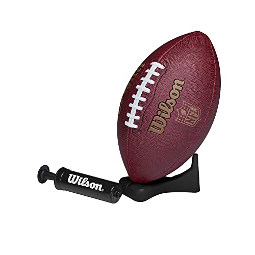 Wilson NFL Ignition Football with Pump & Tee - Junior Size - size: Junior Size (Pack of 6)