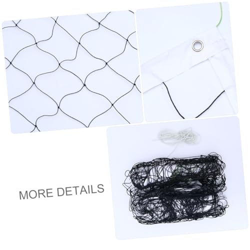 BESTonZON Professional Beach Volleyball Net Set with Standard Mesh, Sturdy Outdoor Sports Ball Net for Training and Competition, Portable Backyard Volleyball Court Equipment