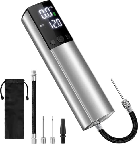 Air Pump Tire Inflator Portable Air Compressor Needle 35pcs, Ball Inflation for Basketball, Soccer, Volleyball, Football or Rugby Balls
