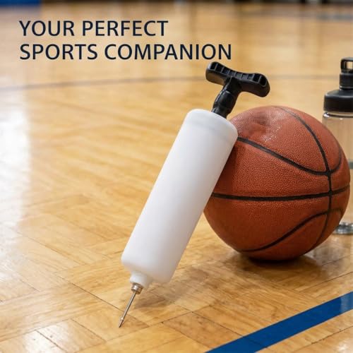 Portable Handheld Ball Pump, 2 Pack Manual Inflator for Basketball, Football, Soccer, Beach Balls & Inflatables, Party Balloons & Inflatables， Outdoor & Holiday Balloon Decorations