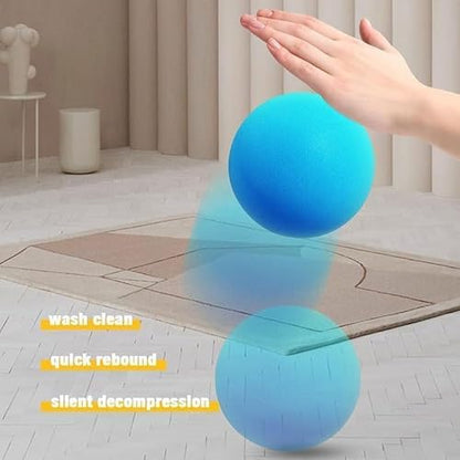 Silent Basketball,2.0 Highly Elastic Foam Indoor Silent Basketball Dribble,The Mute and Soft Bubble Ball in The Indoor.