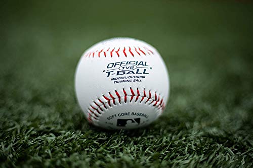 Rawlings | Official T-Balls | TVB | Youth/6u | 3 Count | Sponge Rubber Core | Indoor/Outdoor