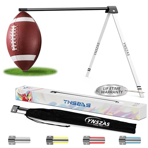 𝙉𝙀𝙒 Football Kicking Tee, Portable Field Goal Kicking Holder Stand, Kickoff Tee Compatible with All Football Sizes, Football Training Practice Equipment for Adult & Youth - color: White, size: 2 PCS