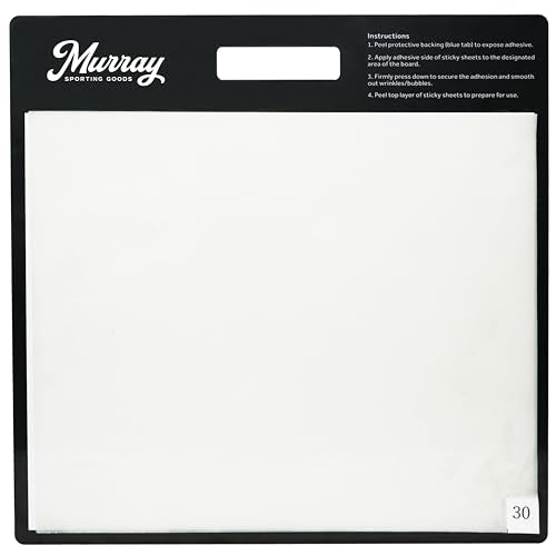 Murray Sporting Goods Courtside Premium Basketball Sticky Mat | Non-Slip Shoe Mat for Basketball Court Shoe Grip 19 in x 19 in | Replacement Sheets Don't Include Mat - style: Basketball Sticky Mat