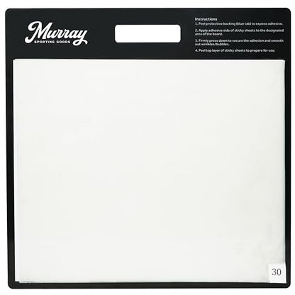 Murray Sporting Goods Courtside Premium Basketball Sticky Mat | Non-Slip Shoe Mat for Basketball Court Shoe Grip 19 in x 19 in | Replacement Sheets Don't Include Mat - style: Basketball Sticky Mat