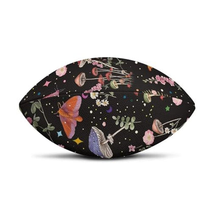 SYtrade Recreational Football Game Footballs PU Composite Leather Footballs for Training Indoor Outdoor - color: Mushroom Butterfly Star