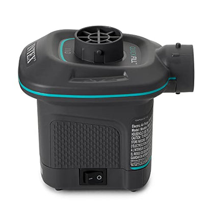 INTEX QuickFill Electric Air Pump: Inflates and Deflates Air Mattresses, Inflatable Kayaks, Boats, Toys - size: 23.0CFM, style: AC