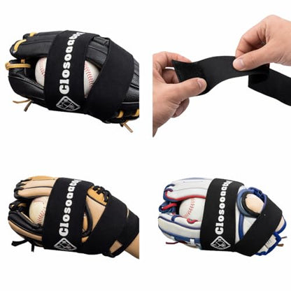 Baseball/Softball Glove Wrap Band for Break-in, Shaping & Glove Care | Baseball Glove Accessories for Men’s, Women’s, Adult & Youth Mitts