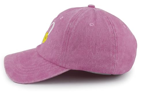 Pickleball Baseball Cap for Men Women, Funny Adjustable Embroidered Cotton Outdoor Sport Pickle Ball Heart Hat - color: Pink
