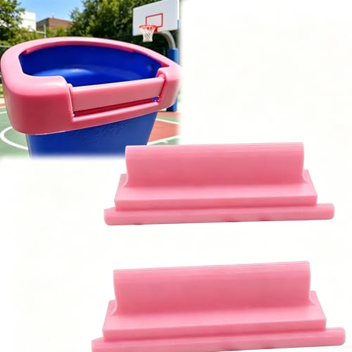 Basketball Hoop Height Lock Replacement Compatible with Little Tikes Easy Score - Snap-On Height Adjustment Clip, Tool-Free Repair Part - color: Pink