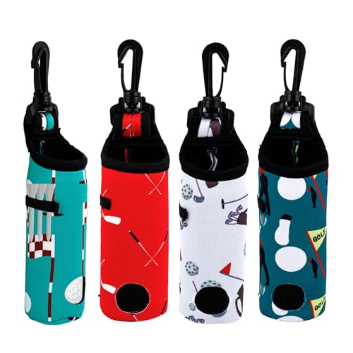 Framendino, Golf Ball Carry Bag Golf Tee Holder Pouch Keychain Belt Clip for Men Women Sports Storage Gifts Accessories