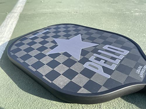 PELLO Carbon Fiber Pickleball Paddles | USA Pickleball Approved | Professional Polypropylene Honeycomb Core | Perfect Balance of Power & Control | Pickle Ball Racquet with Neoprene Case - style: PXII