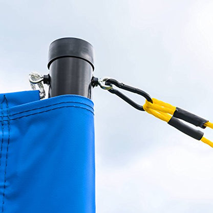 Vermont Portable Volleyball Sets [Beach or Standard] | Volleyball Training Equipment - Volleyball Posts, FIVB Nets, Guy Ropes & Carry Bag | Volleyball Net Outdoor - color: Pro Set