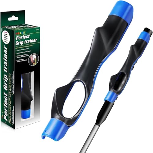 Golf Grip Trainer, Golf Club Grips,Golf Training Aid, Grip Trainer Golf to Help Train Correct Hand Position and Improve Swing Rhythm,Golf Grip Kit Accessories Gifts