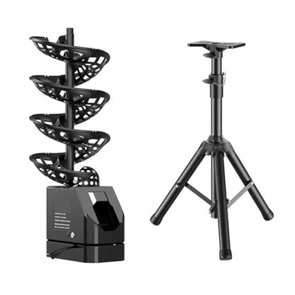 Remote Control, Tennis Ball Machine, Portable Tennis Ball Tosser with Triangular Base, 33 Ball, for Self-Play Ball Launcher Beginners, Kids, Coaches, Home-Court Luxurymodel