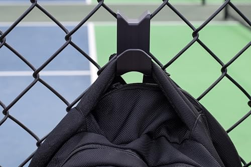 Chain Link Fence Hook for Sports Bags with Paracord Lanyard – Heavy-Duty Fence Hanger for Baseball, Softball, Tennis & Pickleball Bags