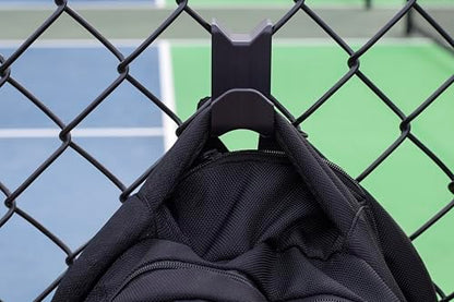 Chain Link Fence Hook for Sports Bags with Paracord Lanyard – Heavy-Duty Fence Hanger for Baseball, Softball, Tennis & Pickleball Bags