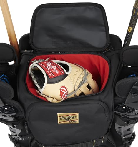Rawlings | GOLD COLLECTION Wheeled Equipment Bag | Baseball/Softball | Multiple Styles - color: Graphite