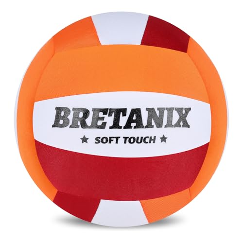 Soft Indoor Volleyball for Practice – Super Soft Foam Ball with Fabric Cover, Lightweight Training Volleyball for Indoor Home Play, Ideal for Boys & Girls, Youth, Beginners