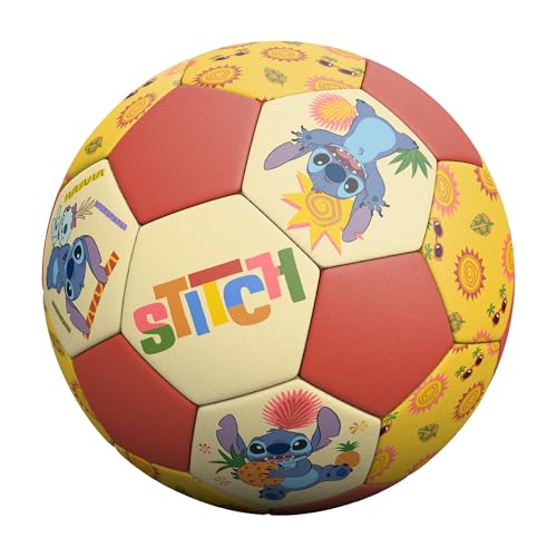 Soccer Ball 7 Inch for Kids 3+ Years Old, Ships Deflated, Disney Stitch Jr - color: Stitch Jr
