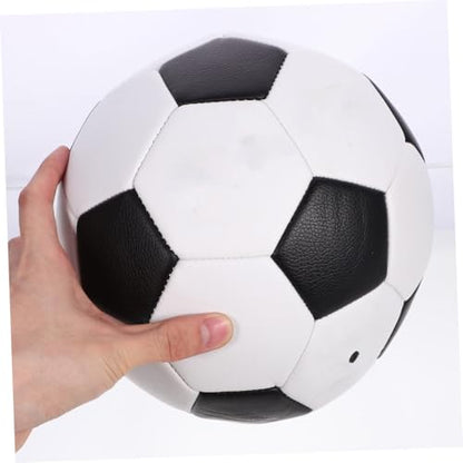 SOLUSTRE Training Soccer Ball Size 5 Pu Machine-Seamed Outdoor Football for Youth Practice and Match Use