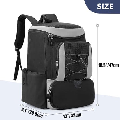 GOBUROS Pickleball Paddle Bag Backpack for 4 Rackets with Fence Hook, Pickleball Equipment Bag with Shoe Compartment for Men Women, Bag Only