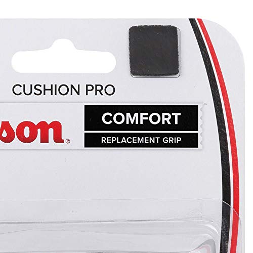 WILSON Cushion Aire Classic Perforated Grip, Black - size: One Size (Pack of 6)